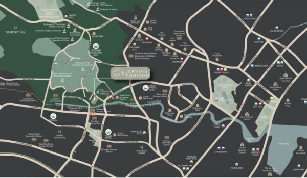 Jervois Mansions location