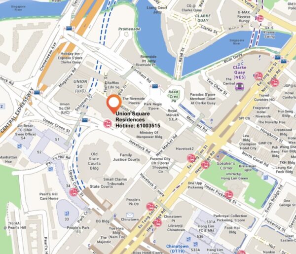 Union Square Residences Location