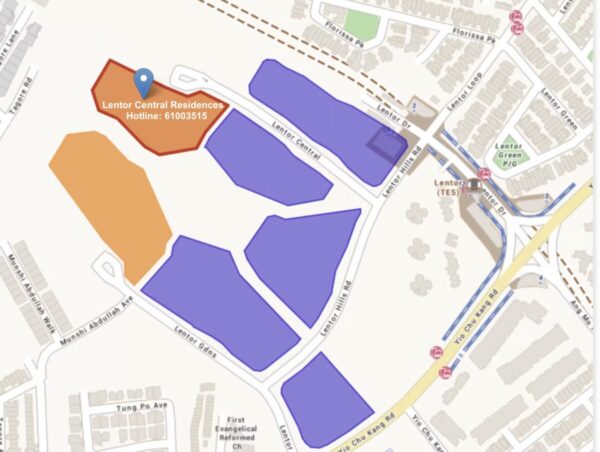 Lentor Central Residences Location