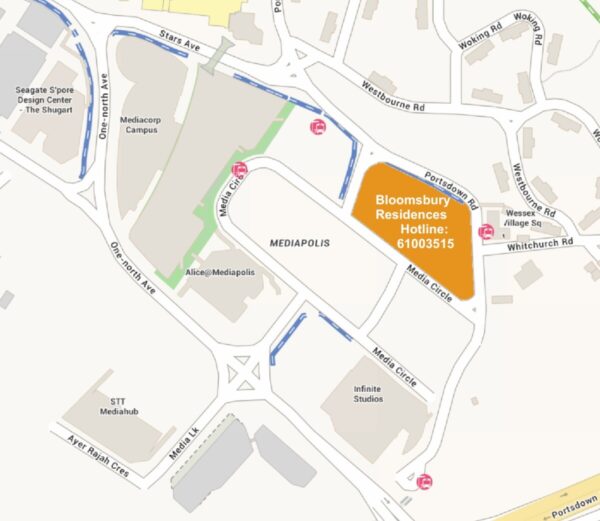 Bloomsbury Residences Location