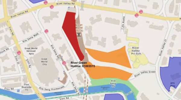 River Green Condo Location